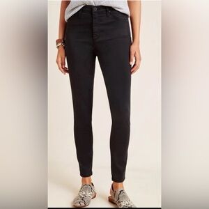 AG Adriano Goldschmied Abbey High Rise Skinny Ankle Jeans Black Women’s 25 EUC